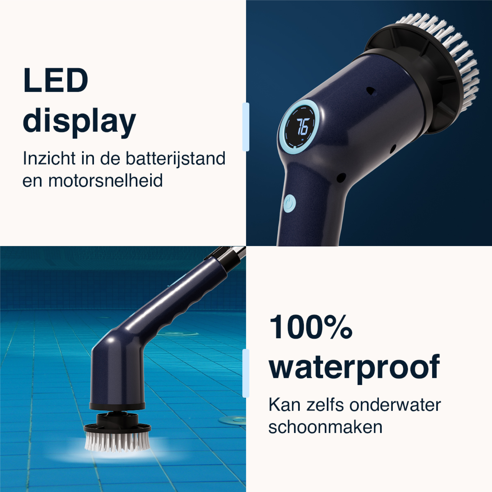 Elektrische Schrobborstel NanoPro