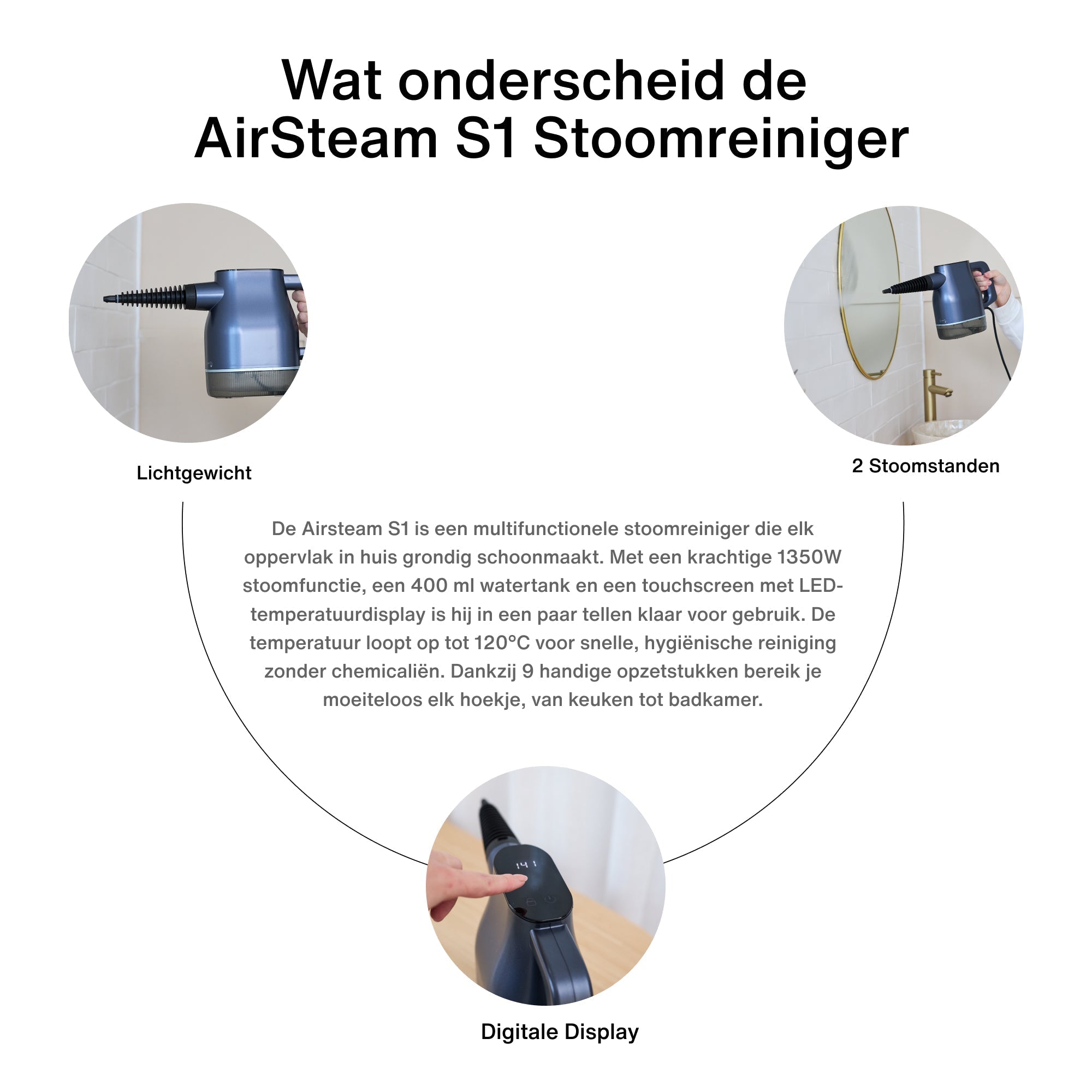 Handstoomreiniger AirSteam S1