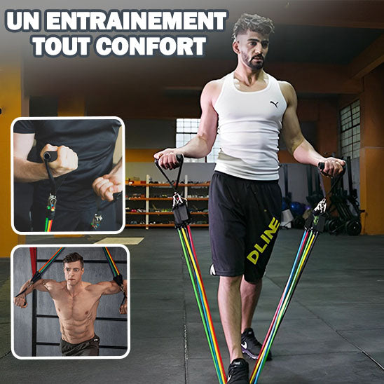 Set d'élastique pour musculation